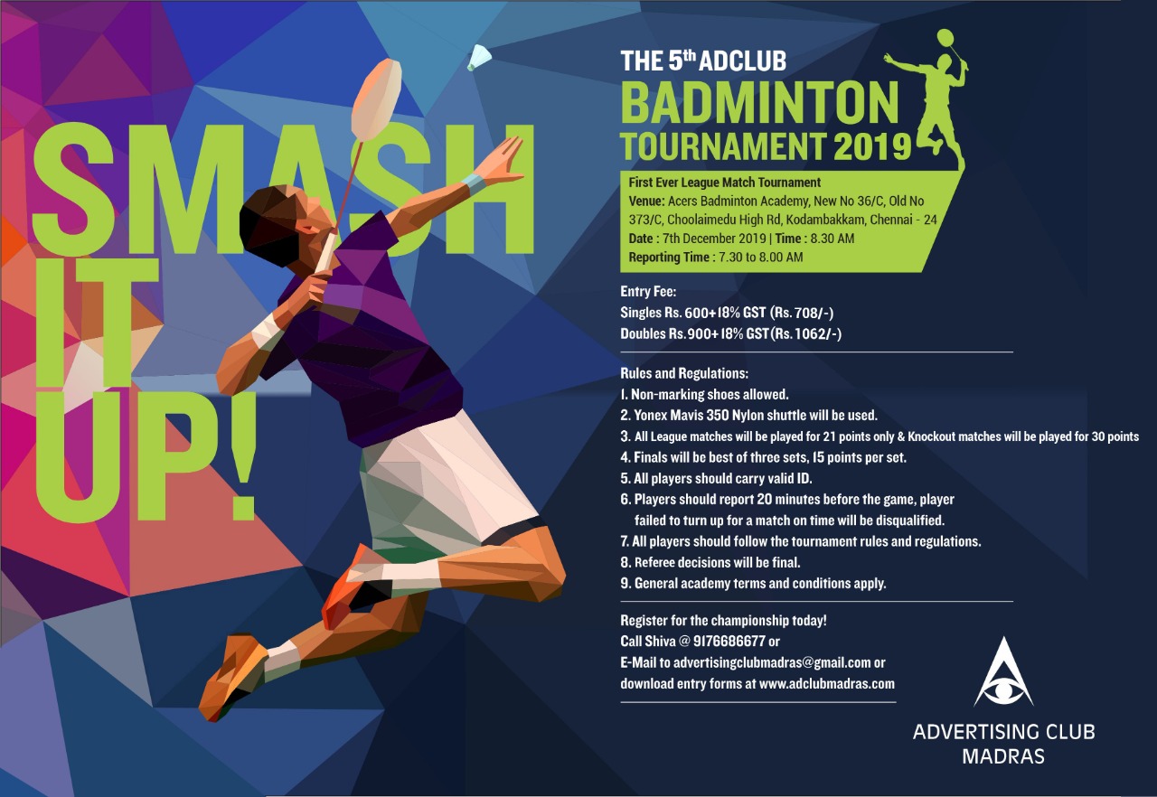 The 5th Adclub Badminton Tournament 2019